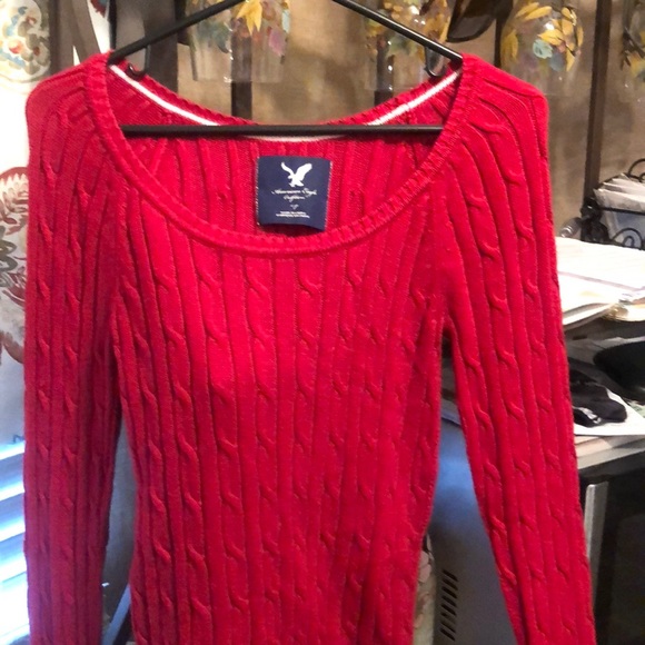 sweater red American eagle small - Picture 4 of 5